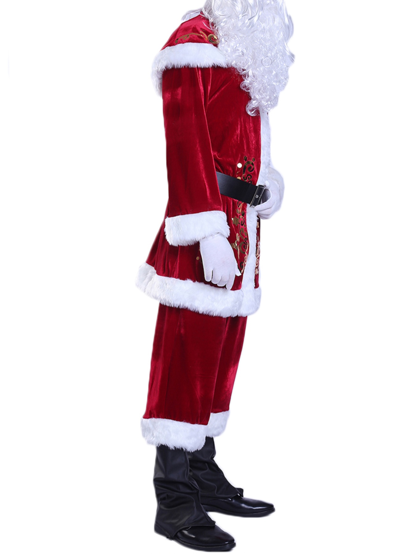 Deluxe Santa Claus Costume for Christmas